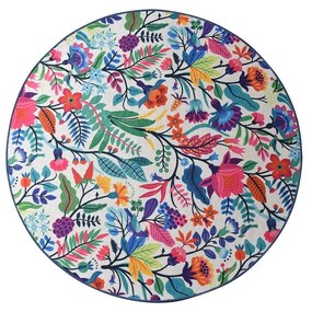 Kúpeľňová predložka Foutastic Wild Garden Circle, ø 100 cm