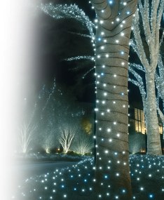 Vianočné svetielka vonkajšie FLASH studená biela 500 LED