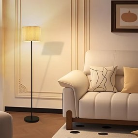 Brilagi - Stojacia lampa NORDIC WAVE 1xE27/15W/230V ľan/čierna