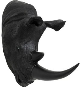 Rhino Head dekorácia čierna