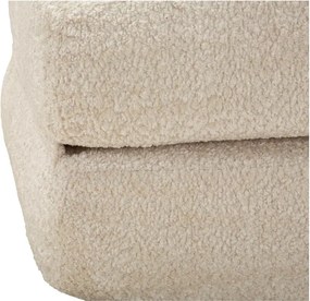 Biele rozkladacie kreslo z textílie buklé Faster – Mauro Ferretti