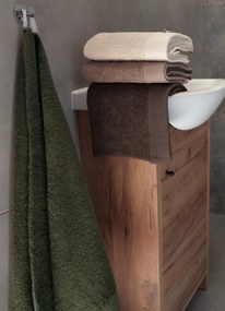Bavlnený froté uterák BOHO 70x140 cm zelený