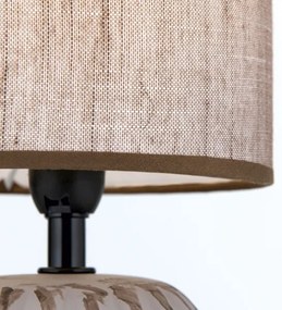 Orion LA 4-1224/1 - Stolná lampa PINIA 1xE14/25W/230V keramika béžová/šedá