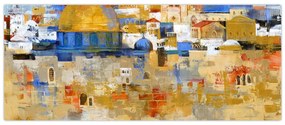 Obraz - Múr nárekov, Jeruzalem, Izrael (120x50 cm)