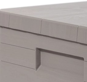 WOODYS záhradný plastový úložný box 90 L, svetlo šedá