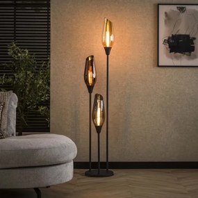 Stojaca lampa 76-90B Cocoon 3L Multicolour glass - Komfort-nábytok