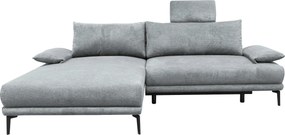 XXXLutz ROHOVÁ SEDAČKA, textil, sivá MID.YOU - Sedačky - 001574003010