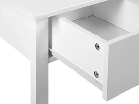 Konzolový stolík s 3 zásuvkami biely GALVA Beliani