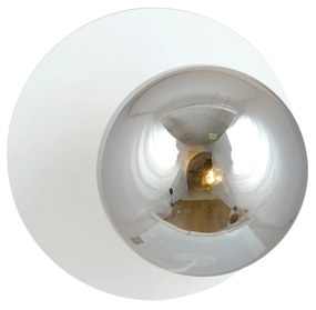 OSLO K1 | dizajnová biela nástenná lampa Farba: Grafit