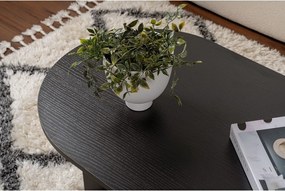 Čierny matný konferenčný stolík 60x119 cm Sable – Kalune Design