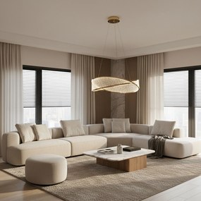 Toolight Toolight, stropné svietidlo 50cm, 62W, 4000K, 4500lm, G136-CP, zlatá, OSW-02620