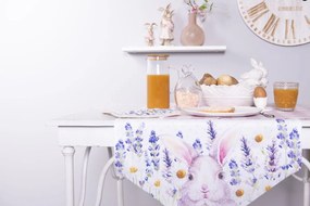 Kuchynská zástěra Lavander Fields so zajačikom - 70*85 cm