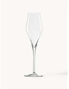 Krištáľové poháre na šampanské Quatrophil, 6 ks