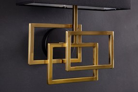 Dizajnová nástenná lampa Calanthe zlatá