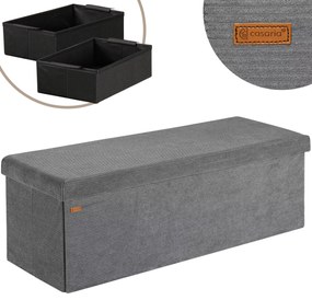 InternetovaZahrada Úložná lavica 114x38x38 cm - antracit