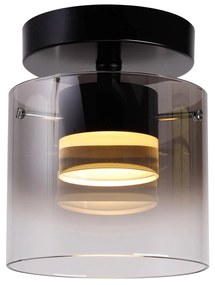 Stropné LED svietidlo Salerno 2 700 K 1-pl. čierna