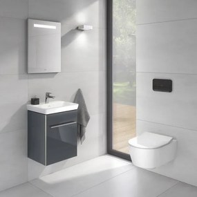 Villeroy & Boch 922400RB - Splachovacie tlačidlo VICONNECT, lesklá čierna