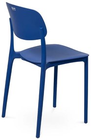 Modrá plastová záhradná stolička Hébé – Bonami Essentials