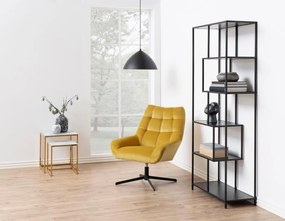 Actona Set príručných stolíkov Alisma (2 ks) - biely mramor / zlatá