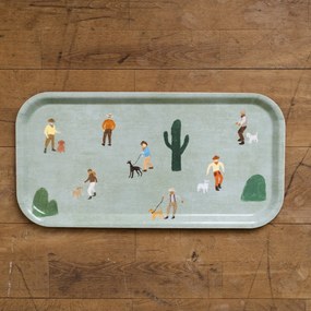 Fine Little Day Servírovací podnos Cowboys and Dogs 43 x 22 cm