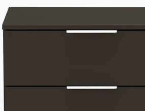 Nočný stolík Easy Plus, 3 zásuvky, grafit