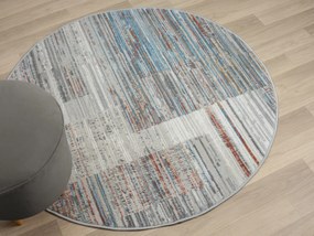 My Flair, Kusový koberec My Colors CA60082 creme kruh, 120x120 (priemer) kruh, viacfarebná, chodba / predsieň