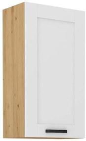 Kuchynská skrinka LUNA biely mat/artisan  50g-90 1f