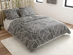 Obliečky z mikrovlákna CHARCO sivé Rozmer obliečky: 70 x 90 cm | 140 x 220 cm