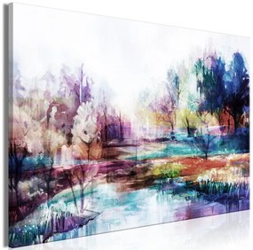 Artgeist Obraz - World in Paints (1 Part) Wide Veľkosť: 90x60, Verzia: Premium Print