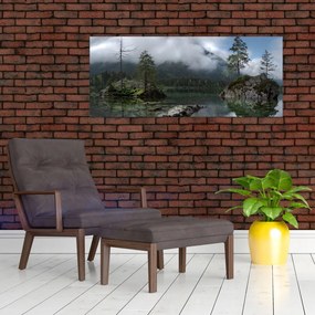 Obraz stromov v jazere (120x50 cm)