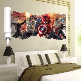 Veselá Stena Samolepka tím Avengers