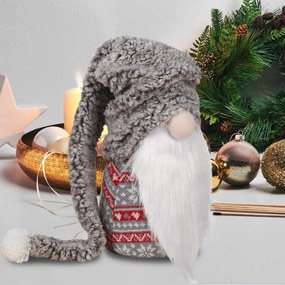 Tutumi Tutumi, vianočný trpaslík 72cm YX044, šedá, CHR-09636