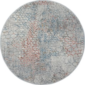 Kusový koberec My Roots CA60086 Hellgrau kruh, 120x120 (priemer) kruh, šedá, chodba / predsieň, My Flair