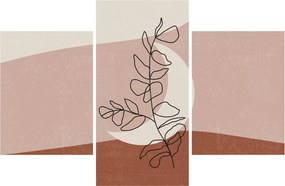Obraz - Boho listy N⁰2 (90x60 cm)