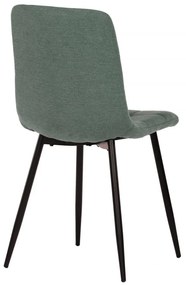 Jedálenská stolička SUSAN — kov, látka, viac farieb Sivá