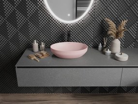 Mexen Cornelia, umývadlo na dosku 50 x 36 cm, ružová matná, 21885044
