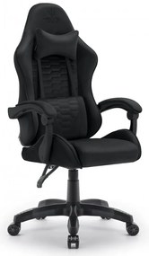 Herné kreslo HC-1000 Black látkové