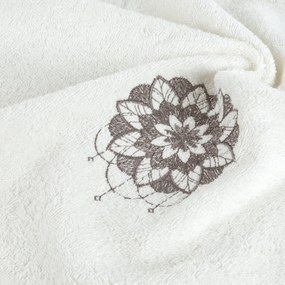 BAVLNENÝ UTERÁK SADA 30X50 CM, 50X90 CM, 70X140 CM KRÉMOVÁ