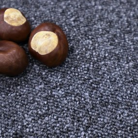 Betap, Metrážny koberec Baltic 78, na mieru, šíře 4m, šedá, ab (mriežka), chodba / predsieň