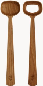 Ručne vyrobené príbory na šalát z dubového dreva Hammershøi, 2 ks
