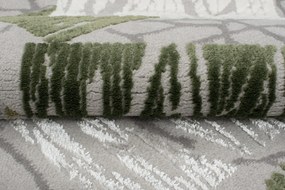 TA Koberec E464A SVETLO SIVÁ/TMAVOZELENÁ ASTHANE Rozmer: 80x150 cm