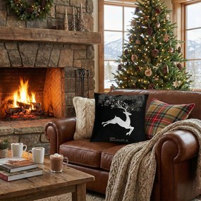 Tutumi Tutumi, obliečka na vankúš 45x45 cm, vzor BC21, čierna, NAZ-88012