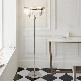 Endon 108103 - Stojacia lampa CHESTERFIELD 3xE14/6W/230V lesklý chróm