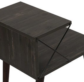 Nočný stolík Cross Dark Brown
