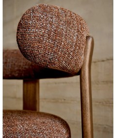 Hnedá jedálenská stolička z jaseňového dreva Granite – Kave Home