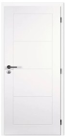 Doornite Dakota Interiérové dvere 80 P, 846 × 1983 mm, lakované, pravé, biele, plné