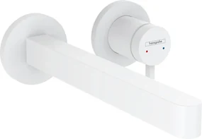 Hansgrohe Finoris, umývadlová batéria pod omietku 240, 2-otvorová inštalácia, EcoSmart, biela matná, HAN-76050700