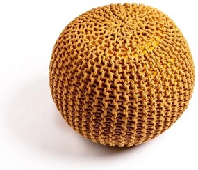 Horčicovožltý puf na sedenie Bonami Essentials Jagger
