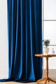 Kráľovsky modrý zatemňovací záves VELVET 140x250 cm Zavesenie: Riasiaca páska