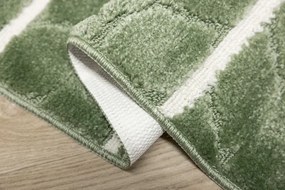 Sada kúpeľňových koberčekov FANO biela / zelená